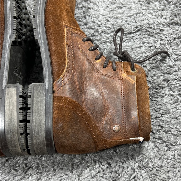 P & Jones brown lace up boots size. 7 main image 7